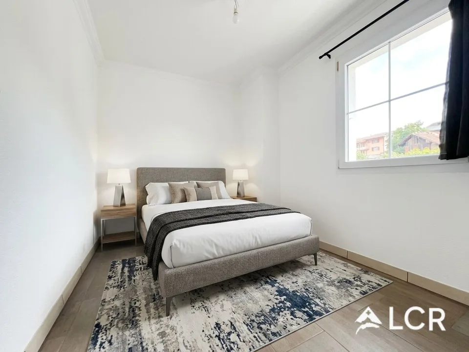 Bello appartamento atipico a Saviese / 3 camere da letto / 1 bagno / 1 balcone / 3 posti auto / 1 casotto – foto 4 di 11