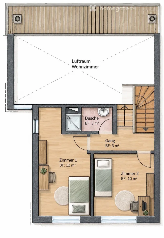 5.5-room DEFH for families in Lengnau AG - A home to arrive and enjoy – photo 15 of 17