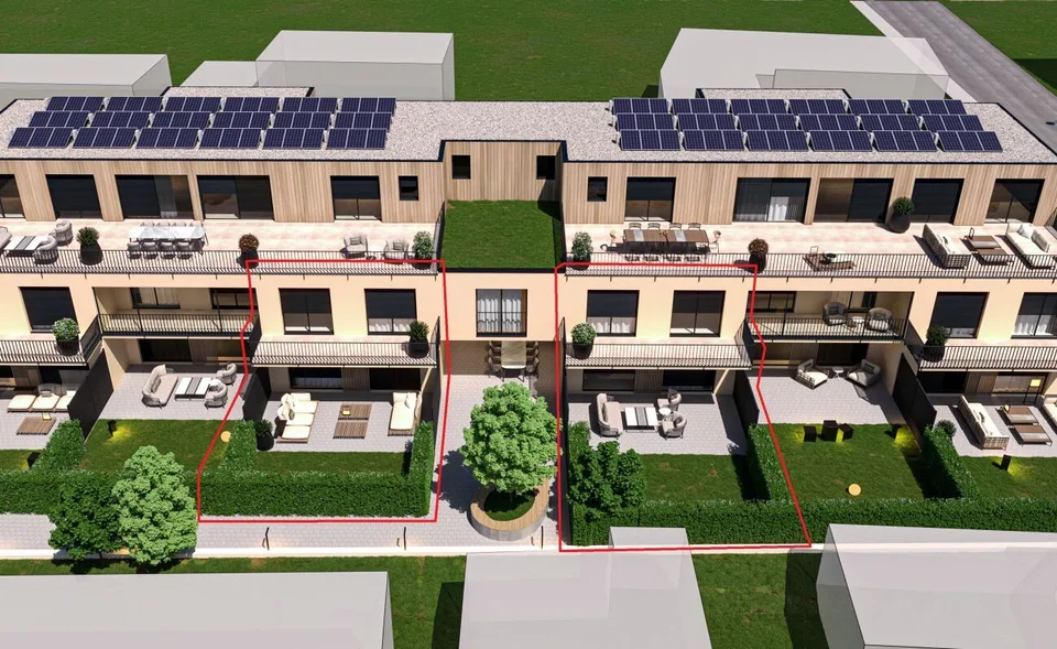Appartement de jardin moderne 5.5 pièces avec chambre principale, salle de bain en suite, loggia & balcon – photo 19 sur 20