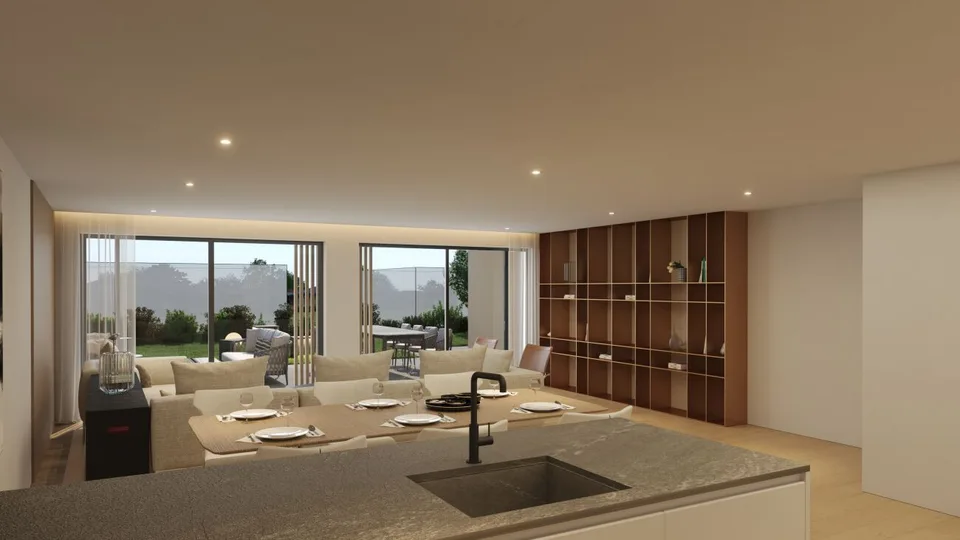 Appartement de jardin moderne 5.5 pièces avec chambre principale, salle de bain en suite, loggia & balcon – photo 5 sur 20