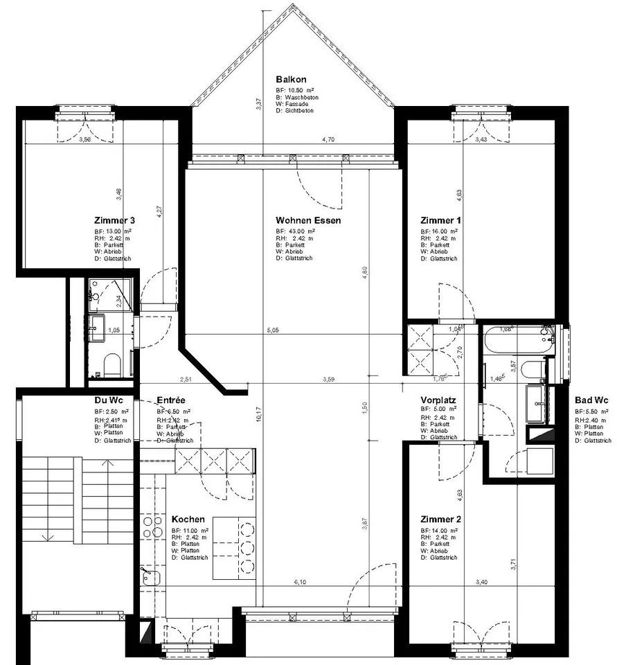 Hochwertige, topmoderne Wohnung im traditionsreichen Landhaus Dennigkofen – Foto 18 von 24