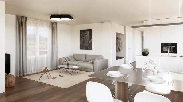 Letzte Wohnung: 4.5 Zimmer mit Sicht auf die Pilatuskette, barrierefrei – Menznau – Foto 5 von 7