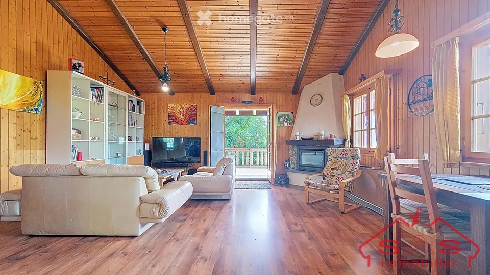 Außergewöhnliches Chalet in den Schweizer Alpen (Wallis) – Foto 2 von 5