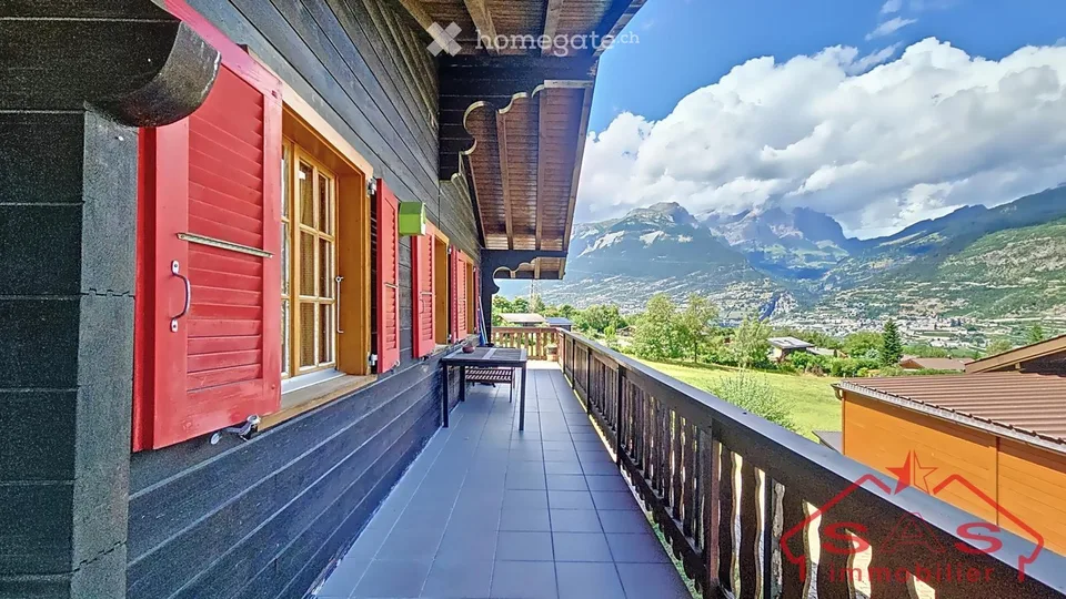 Außergewöhnliches Chalet in den Schweizer Alpen (Wallis) – Foto 3 von 5