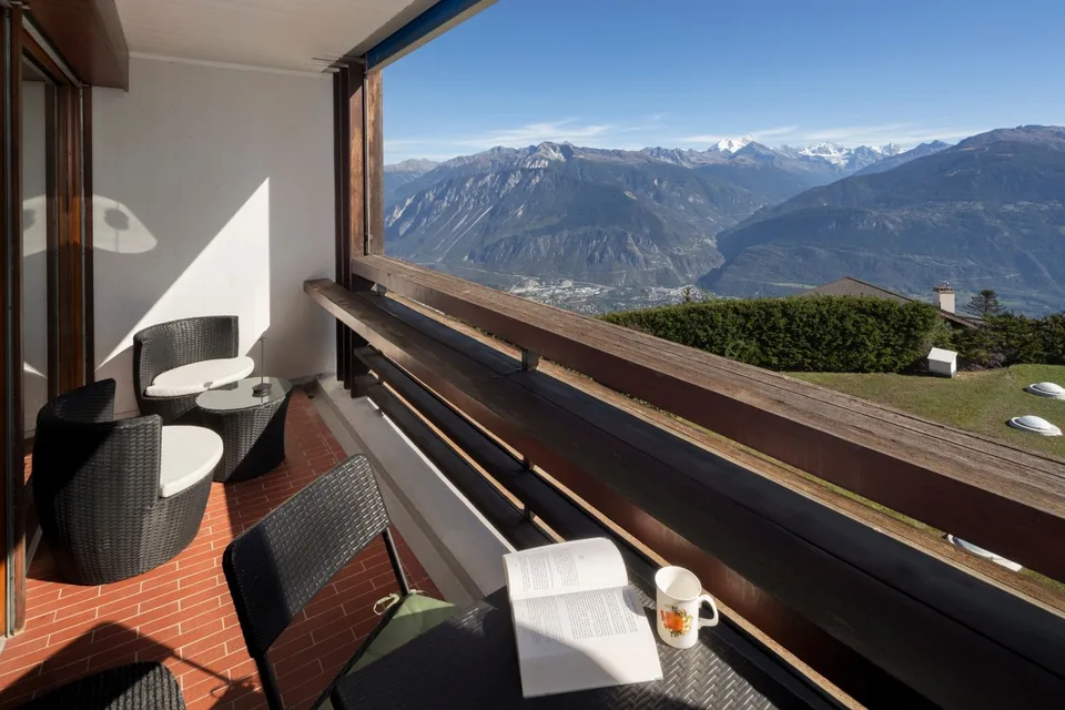 3,5 Zimmer-Wohnung in SI mit Panoramablick auf die Berge – Crans-Montana – Foto 16 von 26