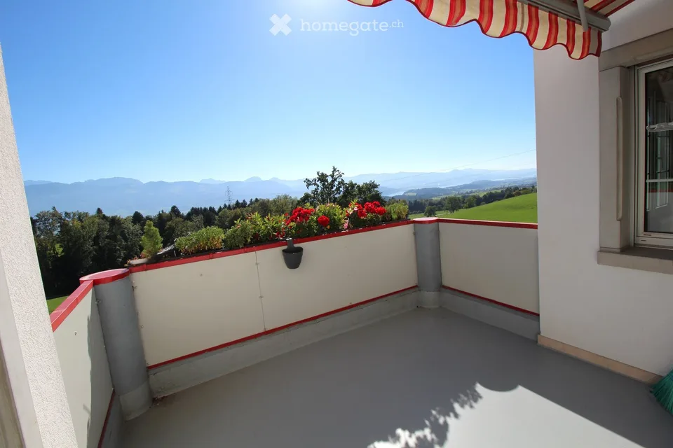Charmante maisonnette 6,5 pièces avec galerie, balcon et belle vue à Gebertingen – photo 4 sur 12