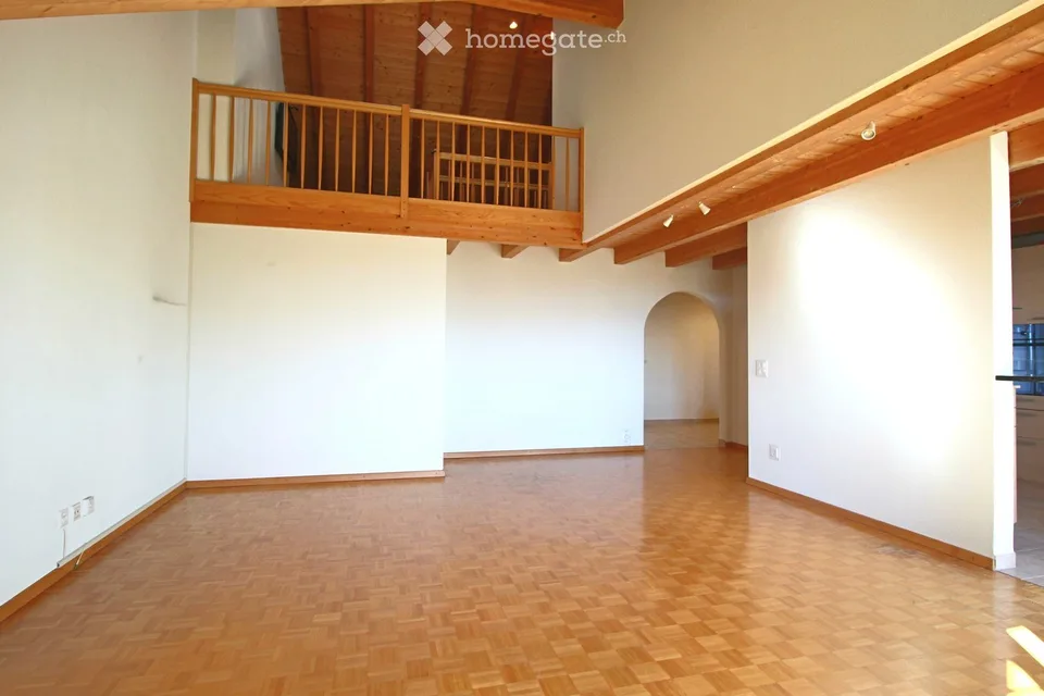 Charmante maisonnette 6,5 pièces avec galerie, balcon et belle vue à Gebertingen – photo 2 sur 12