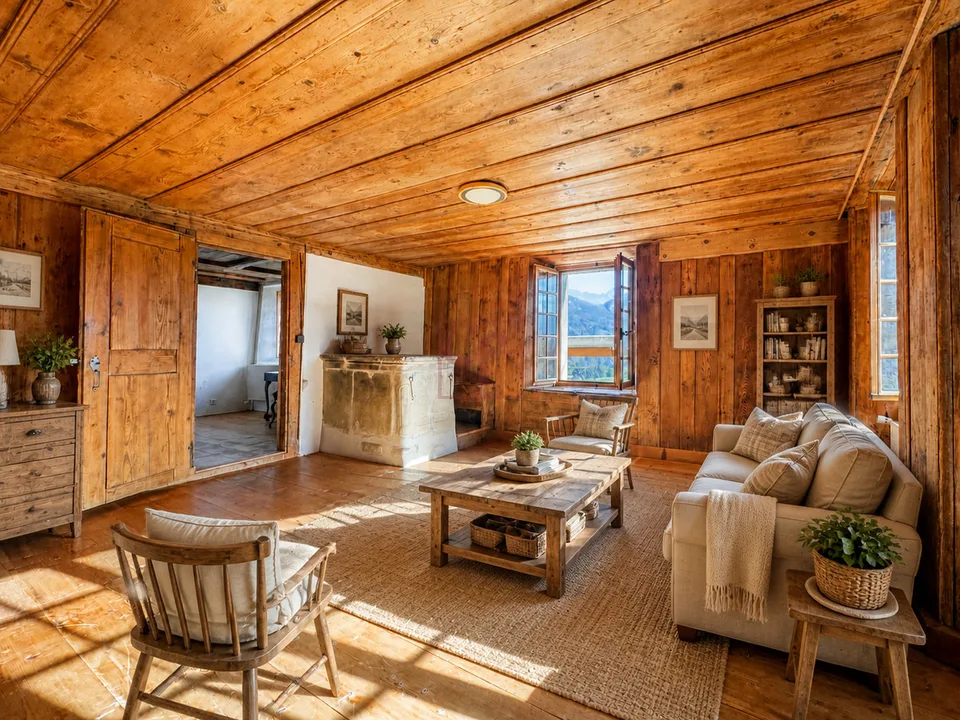 5.5 Zimmer Bauernhaus in Echarlens – Foto 7 von 13