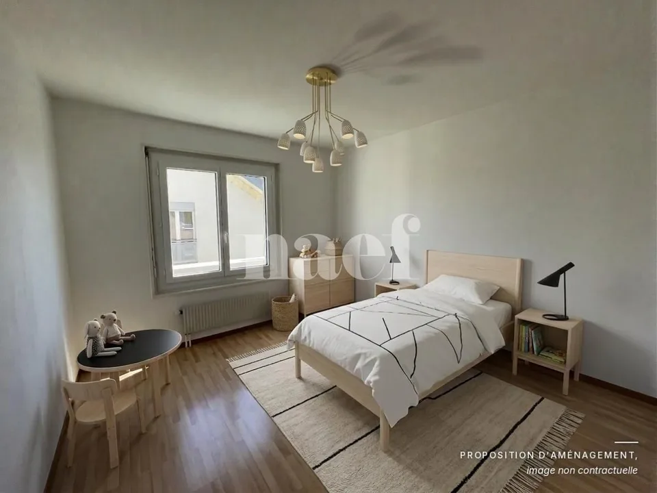 Im Zentrum des Dorfes - Schöne 5.5-Zimmer-Wohnung im Dachgeschoss mit Kamin und großem Balkon – Foto 6 von 9