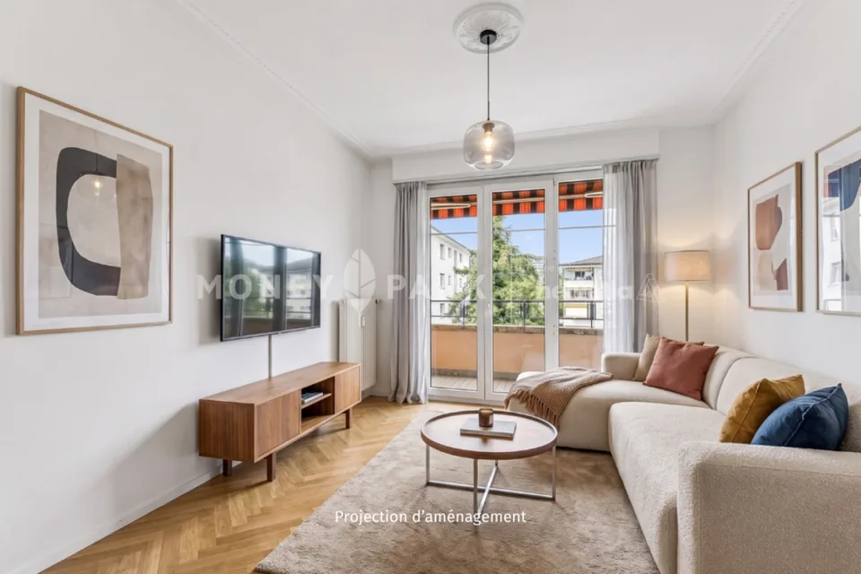 Wandelbares Apartment mit derzeit 4.5 Zimmern, im Zentrum von Lausanne. – Foto 4 von 14