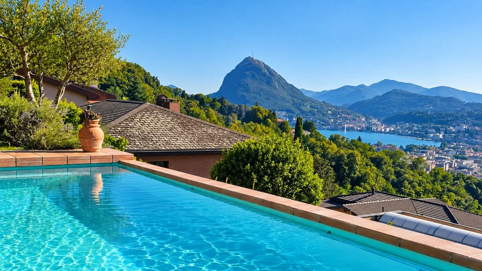 Villa con piscina e giardino a Pregassona – foto 16 di 21