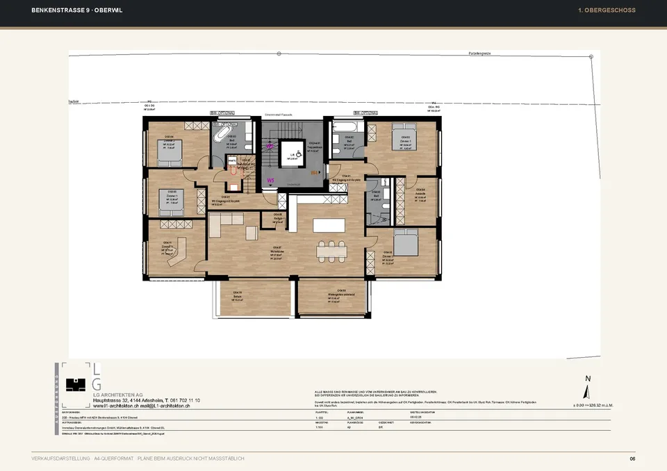 Viel Raum zum Leben – 4.5-Zimmer-Garten-Maisonettewohnung in Oberwil – Foto 9 von 9