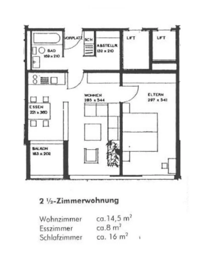 Möblierte 2.5-Zimmer Wohnung zur Untermiete – Foto 5 von 5