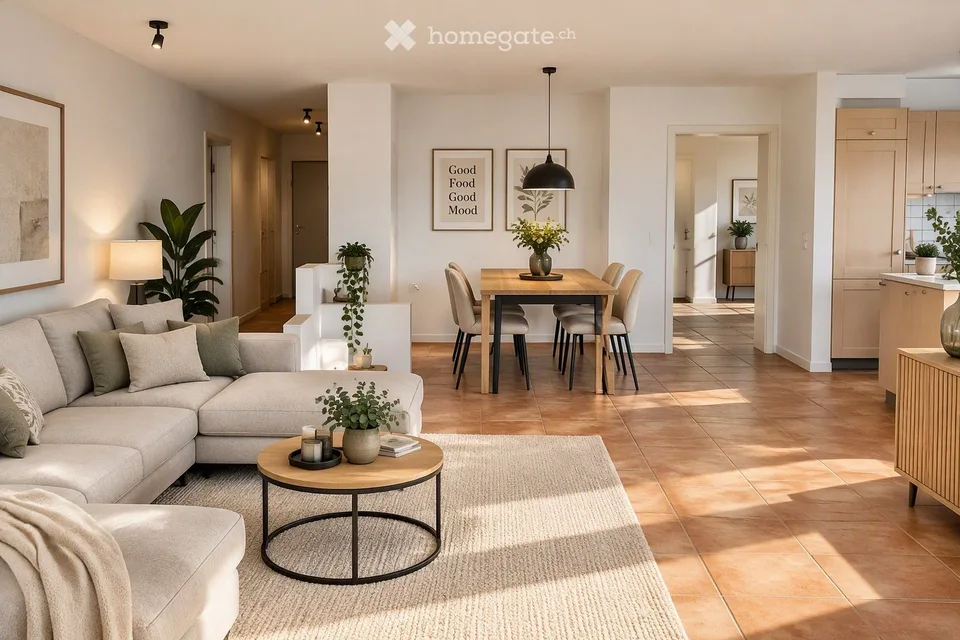 4.5 Zimmer-Wohnung mit grossem Umschwung – Foto 3 von 5