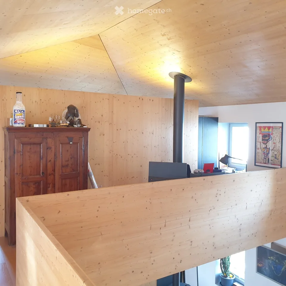Zu vermieten in Barbengo, Loft (EG und Dachgeschoss) sehr hell – Foto 2 von 5