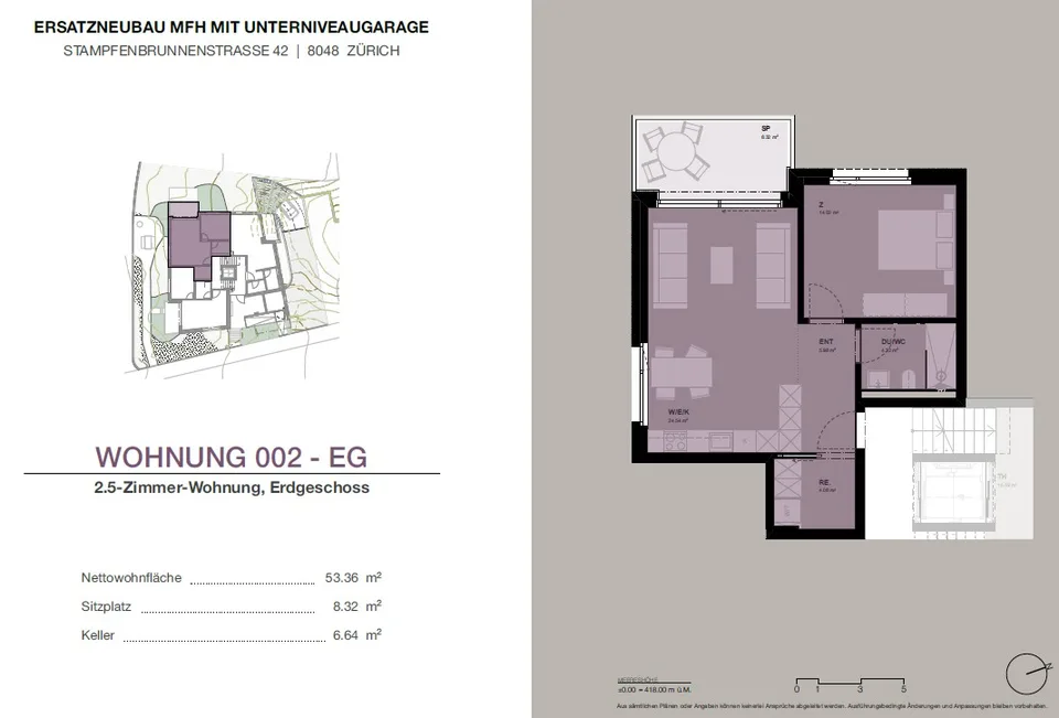 2.5 Zimmer Wohnung in Zürich – Foto 8 von 8