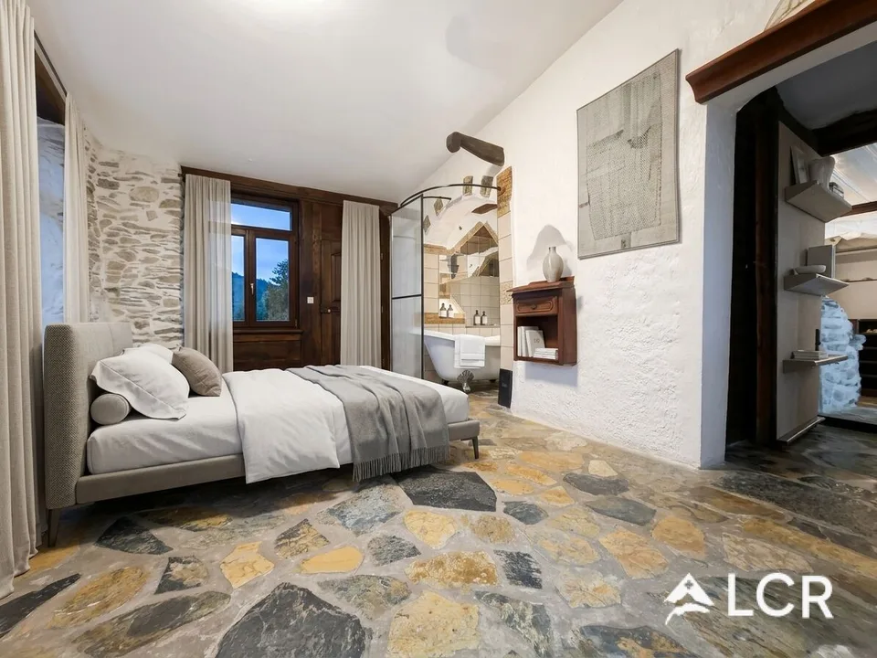 Schönes Apartment mit 3.5 Zimmern und einem separaten 2.5-Zimmer-Apartment darunter / Gärten und Terrasse – Foto 5 von 11