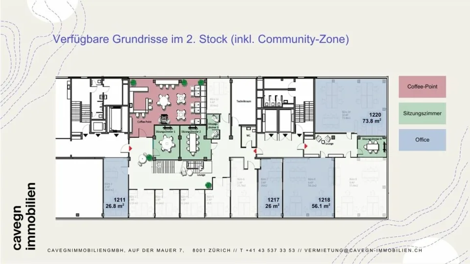 Work smart in Regensdorf - flexible Büroflächen mit Community Zone – Foto 12 von 14