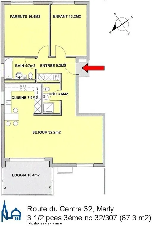 Charmantes Wohnung im 3. Stock – Foto 12 von 12