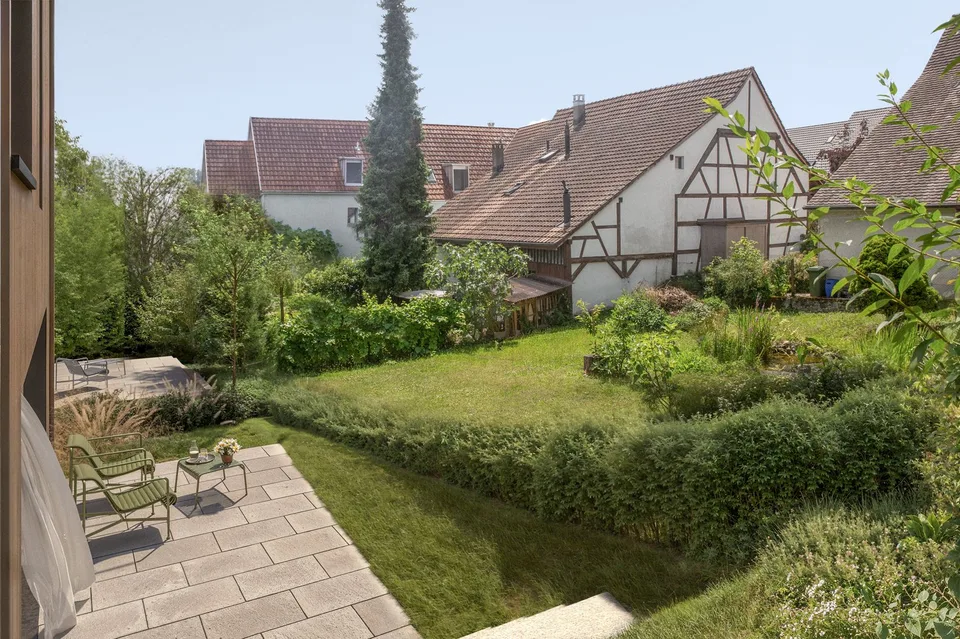 Neubauprojekt DUO - 2 freistehende Einfamilienhäuser im Dorfkern von Oberwil | Haus B – Foto 3 von 10