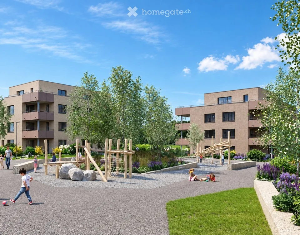 Neubau-Wohnung 3.5 Zimmer im Mattenpark Othmarsingen – Foto 2 von 5