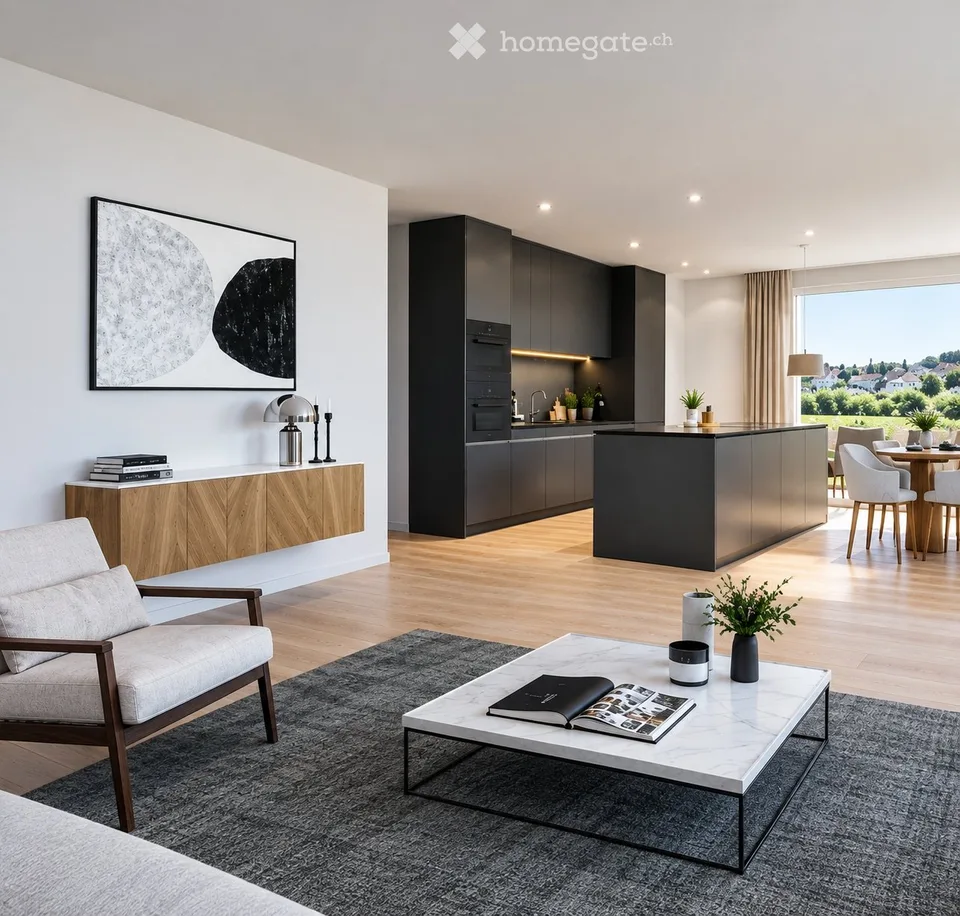 Neubau-Wohnung 3.5 Zimmer im Mattenpark Othmarsingen – Foto 3 von 5
