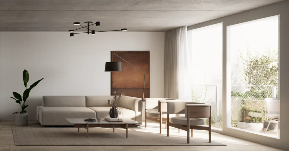 Urban und doch privat - Neubau 2.5 Z' Gartenapartment im beliebten St. Johann-Quartier – Foto 3 von 6