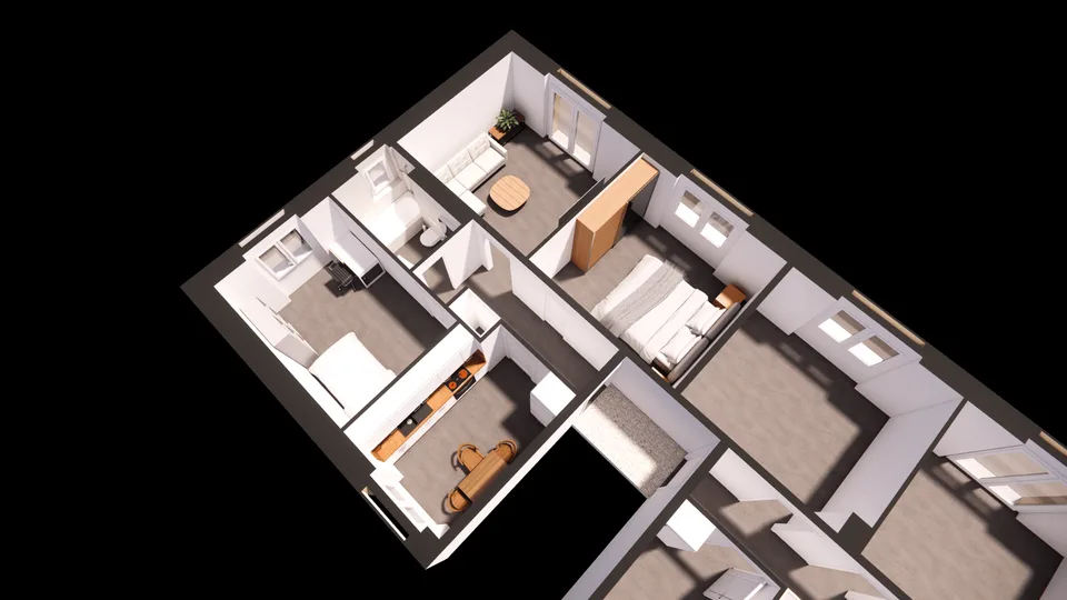 Sofort verfügbar! - frisch sanierte 3 Zimmer Wohnung mit Balkon – Foto 14 von 15