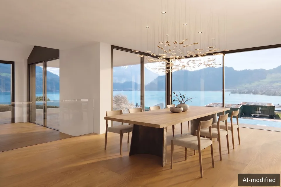 Villa panoramica a Kastanienbaum: ristrutturazione esclusiva, vista lago, piscina & più – foto 3 di 5