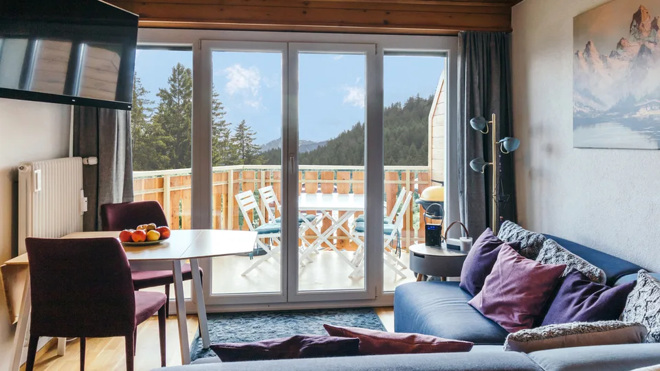 ZU VERMIETEN MOBILIERTES STUDIO IN CRANS-MONTANA – Foto 2 von 6