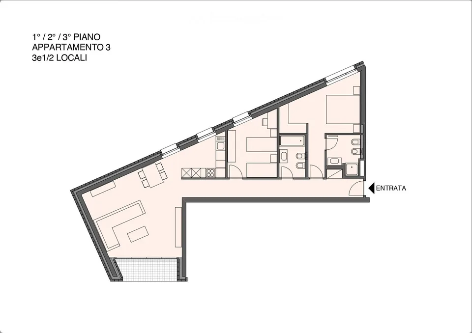MASSAGNO - 3.5-Zimmer-Wohnung zur Miete, 90 m² – Foto 8 von 8