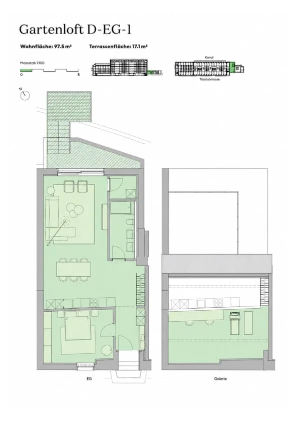 Loft de jardin unique directement sur l'eau – terrasse et accès aux bains – photo 17 sur 17
