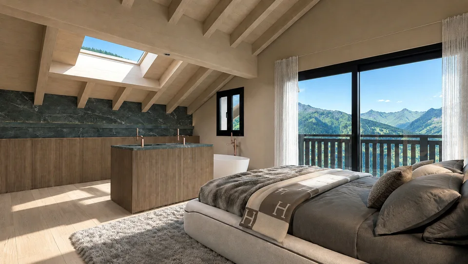 Luxurious Chalet Under Construction in Crans-Montana – photo 6 of 12