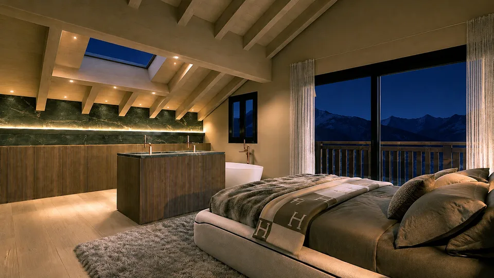 Luxurious Chalet Under Construction in Crans-Montana – photo 10 of 12