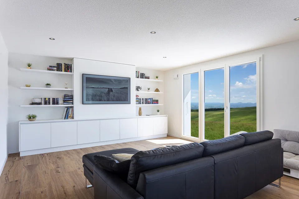 Appartement 3,5 pièces avec vue panoramique sur le Léman et les Alpes – photo 3 sur 8