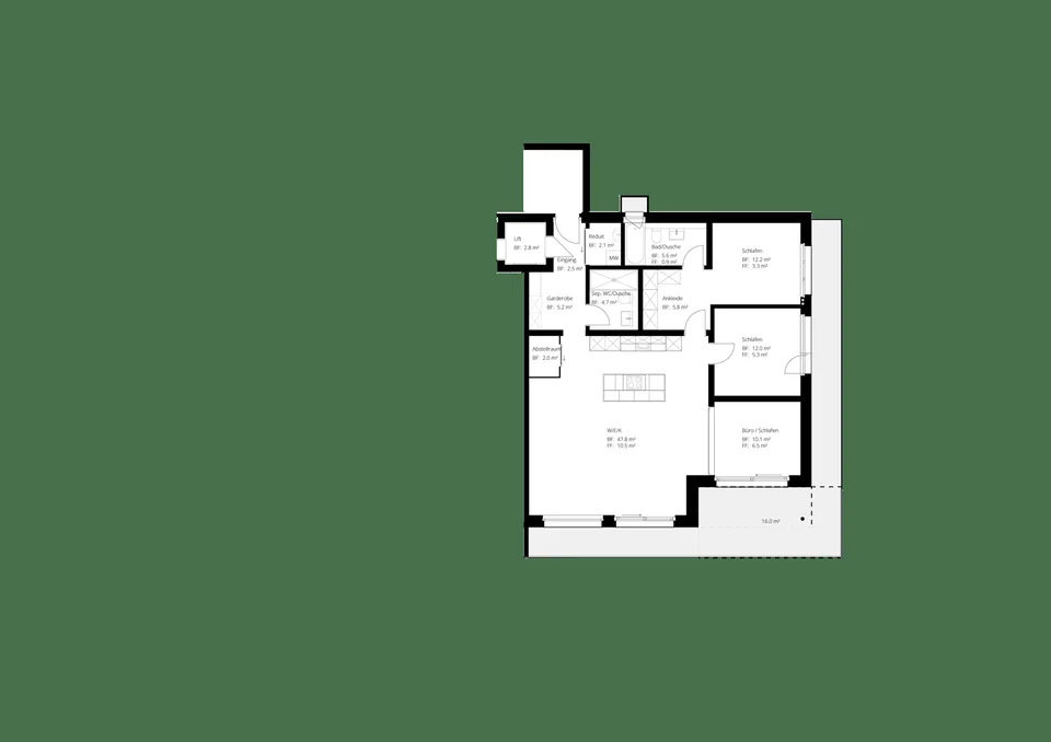 Neue, exklusive 4.5-Zimmer-Gartenwohnung – Foto 8 von 10