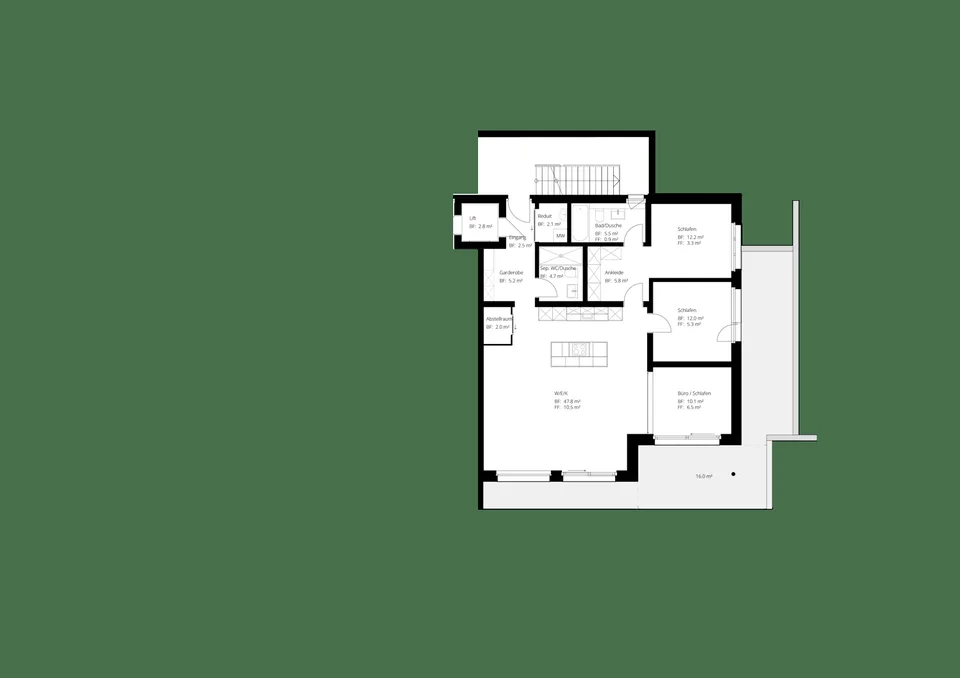 Neue, exklusive 4.5-Zimmer-Gartenwohnung – Foto 9 von 10