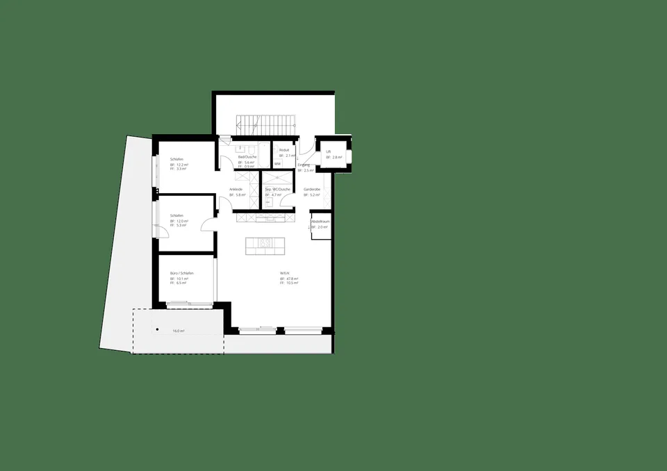 Neue, exklusive 4.5-Zimmer-Gartenwohnung – Foto 7 von 10