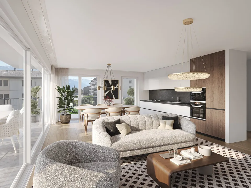 Appartamenti di 2.5 locali in una nuova residenza a Chamoson – foto 4 di 7