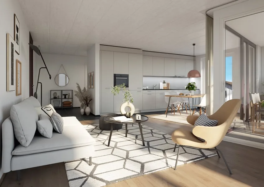 TOP-MODERNE ! Appartement ensoleillé 1 pièce avec balcon dans un emplacement central – photo 4 sur 4