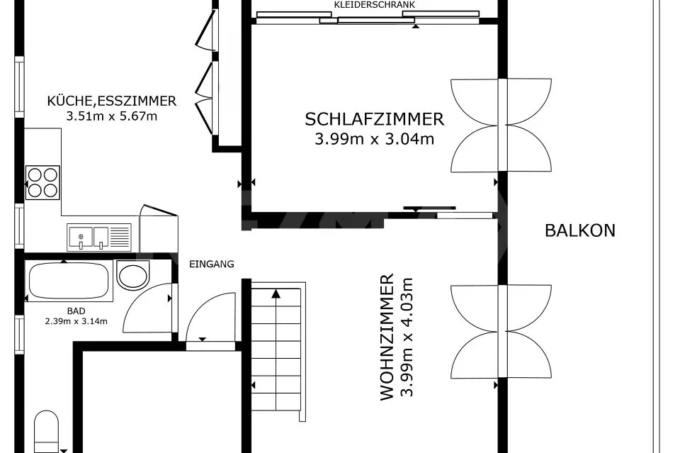 Charmant appartement 3.5 pièces – photo 5 sur 11