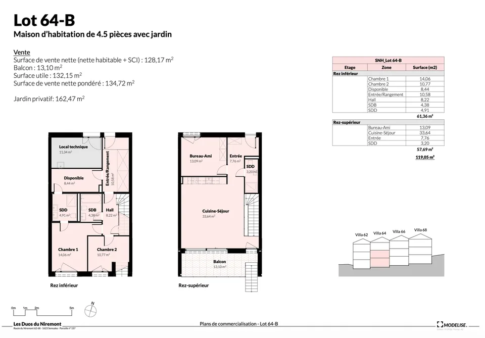 Moderne 4,5-Zimmer-Duplex in Semsales – (Lot 64B) – Foto 5 von 13