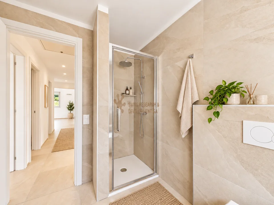 NUOVA CASA BIFAMILIARE CON DUE APPARTAMENTI INDIPENDENTI ,GIARDINO E BOX AUTO – Foto 14 von 17