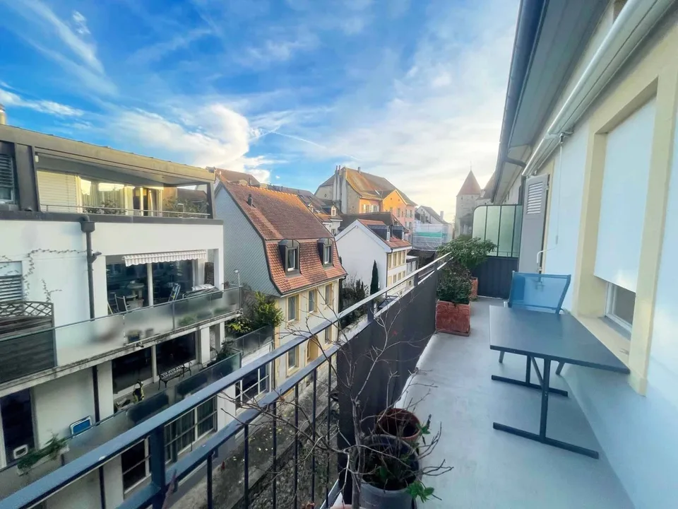 Spacieux appartement de 3,5 pièces avec balcon au cœur d'Yverdon-les-Bains – photo 9 sur 10