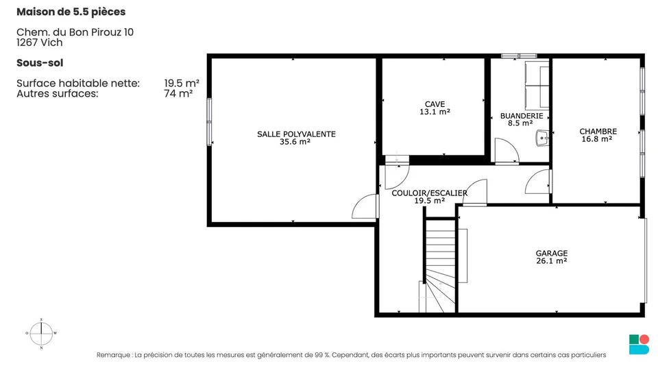Schönes 5.5-Zimmer-Haus in Vich – Foto 11 von 11