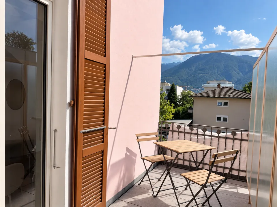 Monolocale meublé avec petite terrasse - Centre d'Ascona – photo 9 sur 10