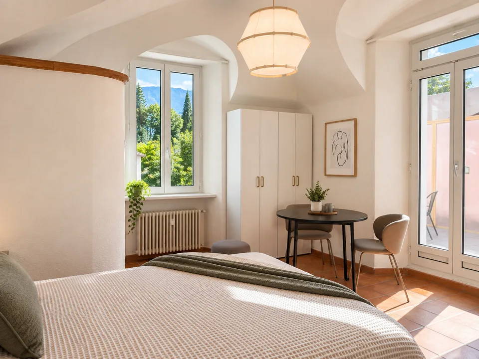 Monolocale meublé avec petite terrasse - Centre d'Ascona – photo 4 sur 10