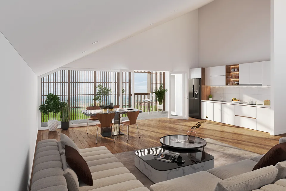 ATTICO ECCEZIONALE DI 4,5 LOCALI CON LOGGIA – foto 4 di 7