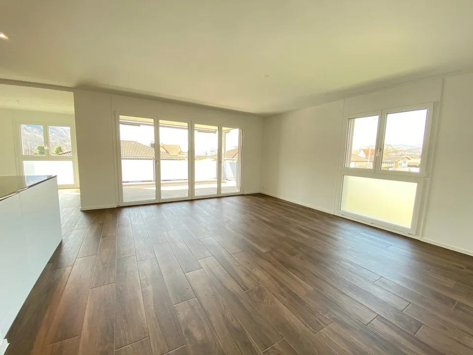 Helle 3.5-Zimmer-Wohnung im Erdgeschoss in Leibstadt – ab Februar 2027 verfügbar – Foto 3 von 13