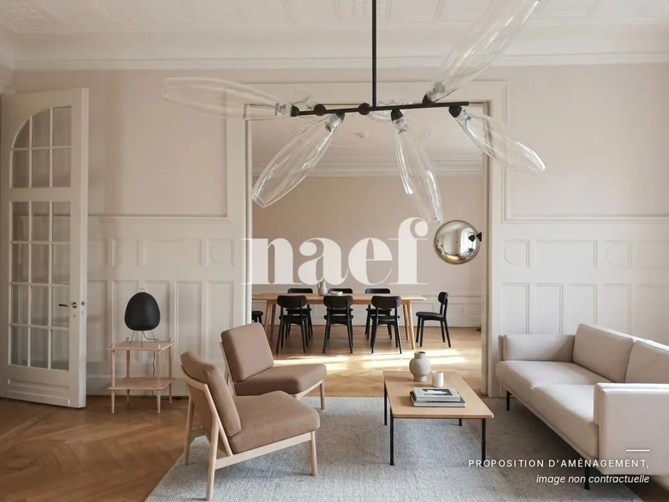 Spacieux appartement de 6.5 pièces au coeur de Champel – photo 2 sur 9